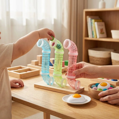 DIY Montessori Busy Board Accessories, Wooden Sensory Educational Toy, Fine Motor Skills & Cognitive Training Learning Toy for K