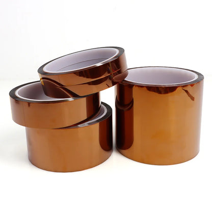 3-100mm High Temperature Heat BGA Tape Gold Thermal Insulation Electronics Board Protection Polyimide Adhesive Insulating Tapes