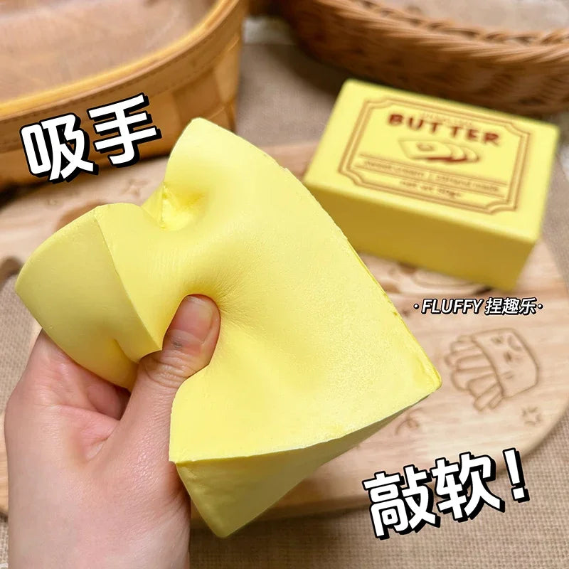 Simulated Squeeze Butter Stress-relieving-toys Squishy Fake Fun Pinch Uncompressed Fidget Toys Popular Children Favor Gift