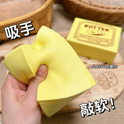 Simulated Squeeze Butter Stress-relieving-toys Squishy Fake Fun Pinch Uncompressed Fidget Toys Popular Children Favor Gift