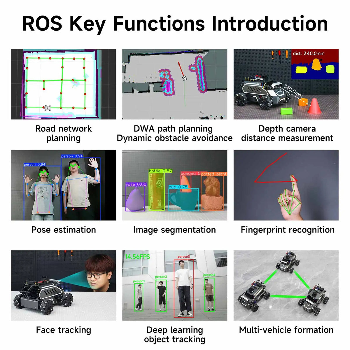ROSMASTER M1 AI Large Model Embodied Intelligence Educational Robot Support 3D Depth Vision Jetson/Raspberry Pi/RDK X5 Control
