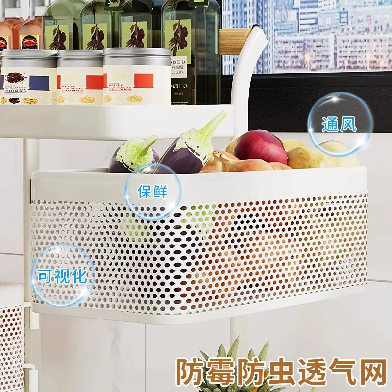 Carrito Bookshelf Mobile Kitchen Trolley Organizer with Wheels Gap Mobile Bookshelf Trolley Household Storage Rack 트롤리 수납선반