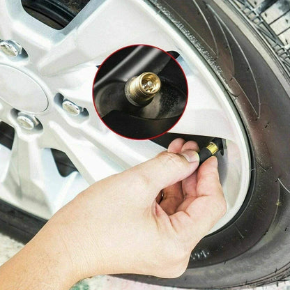 Universal 100Pcs TR414 Snap-in Tire Valve Stem Car Vacuum Tire Tubeless Tyre Valve Rubber Stems Wheels Parts Car Accessories