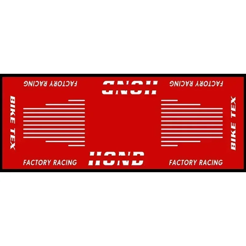 Crystal Velvet Motorcycle Display Carpet Racing Electric Vehicle Mat Garage Anti-slip Floor Decoration Customized Parking Rug