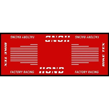 Crystal Velvet Motorcycle Display Carpet Racing Electric Vehicle Mat Garage Anti-slip Floor Decoration Customized Parking Rug