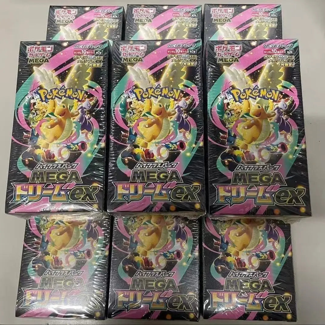 New Hot Pok TCG l M2a JP Edition Trading Collectible Cards Toy Blind Box Mega Dream EX Golden Box Booster Pack Birthday Gift