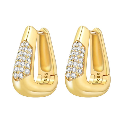 Original 925 Sterling Silver Planet Starlight Earrings Fashion 18K Gold Hoop Earring for Women Piercing Jewelry Aretes Gifts