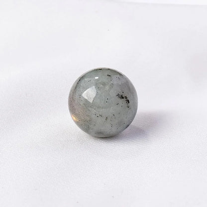 16mm Natural Crystal Ball No Hole Beads, Polished Agate Gemstone Sphere Bulk for DIY Jewelry Crafts Home Decor Gifts