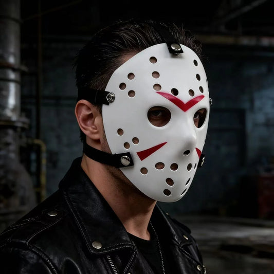 3Pcs Horror Full Face Mask For Man Women Vintage Scary Design Strap Mask for Halloween Party Haunted House Cosplay Costume