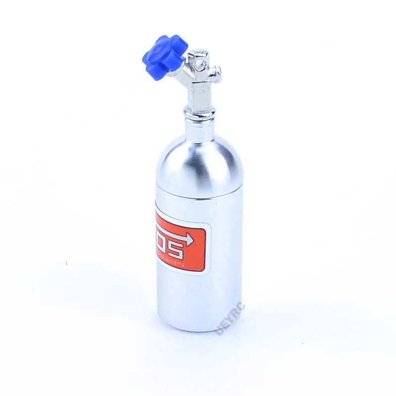 RC Crawler Car Metal Simulation NOS Nitrogen Bottle Model for 1/10 Traxxas TRX4 Defender Axial SCX10 II 90046 RC4WD Yikong 40082