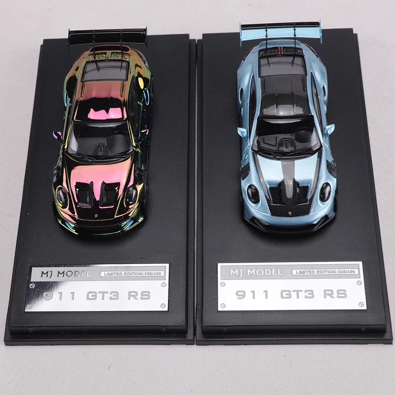 MJ 1:64  911 GT3 RS Die-cast alloy simulation car model toy