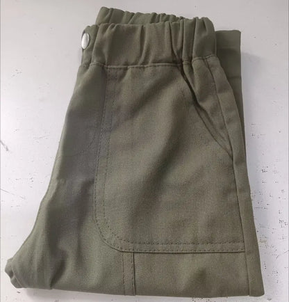 Boys Pants 1-6 Years Straight Trousers Spring Autumn Casual Solid Color Children Clothing Toddler Boys Daily Wear Kids Bottoms