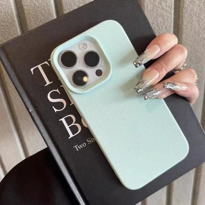 High-fashion Feeling Litchi Patterned Phone Case For iPhone 18 17 16 Pro Max 15 14 Plus 13 12 11 XS Max XR Shockproof Soft Cover