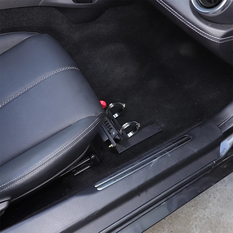 For Mazda MX-5 MX5 ND 2016-2025 Aluminum Alloy Car Co-pilot Under Seat Firefighting Bracket Interior Car Accessories(LHD RHD)