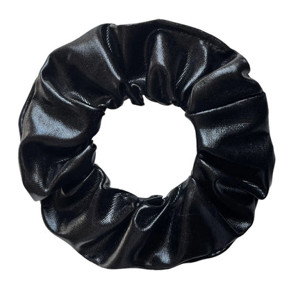 Wholesale 12pcs Metallic Color Scrunchies For Women Gold Silver Black Color Laser Effective Scrunches Set Girls Hair Rope Pack