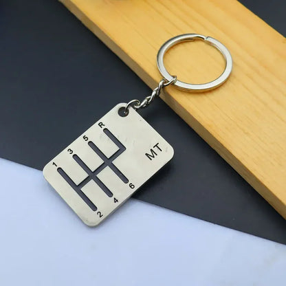 Metal Mini Car Auto Creative Wheel Keychain Parts Auto Enthusiast  Accessories KeyKeyring Ring Chain for Men Woman Lover Gift