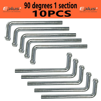 Universal Car parts exhaust pipe fastener steel hook muffler hanging hook 0 45 90 degrees Exhaust Muffler Support