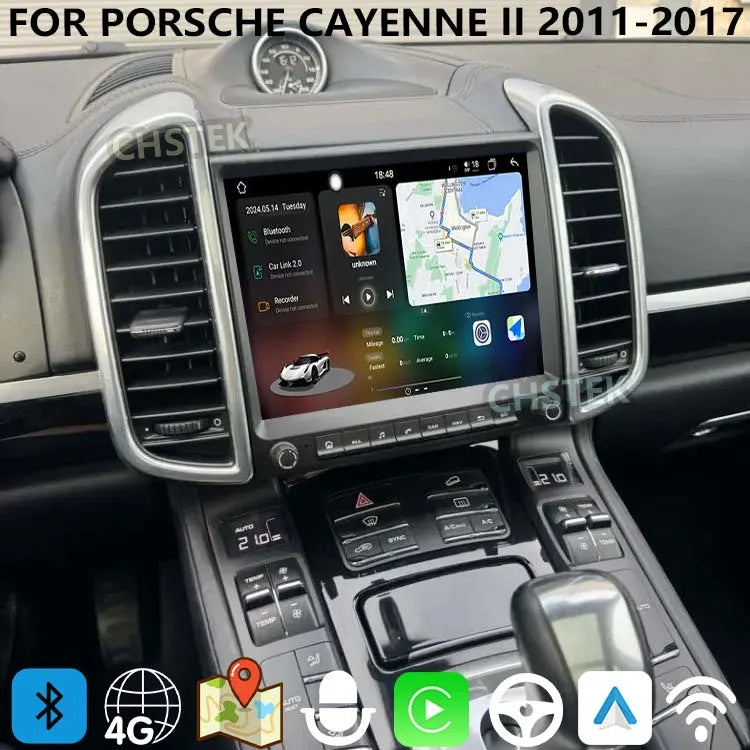 Car Android OEM Autoradio For Porsche Cayenne 958 II 2011-2017 4G GPS WIFI Bluetooth Player CHSTEK Wireless Carplay Navigation