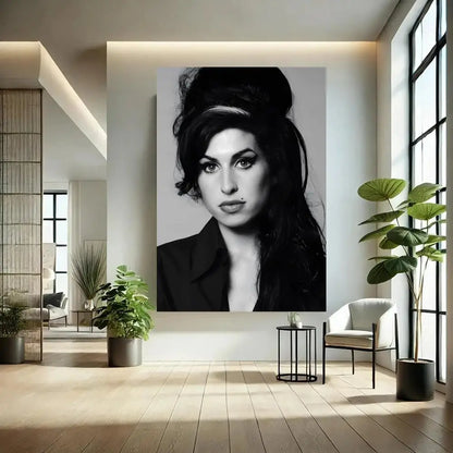 Singer Amy Winehouse Poster Classic poster and wall art prints are suitable for living rooms, bedrooms,and home