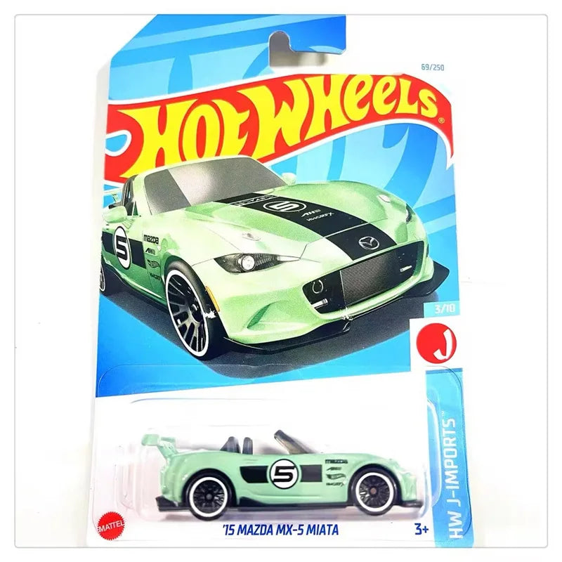 HotWheels 1:64 MAZDA MX-5 MIATA Alloy Sports Car Model Simulation Diecast Metal Classic Racing Vehicles Car Model Kids Toys Gift