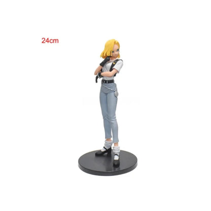 DBZ Anime Figurine Android Launch Bulma Camouflage Kawaii Sexy Bunny Girl VC Action Figures Model Collectible Toys