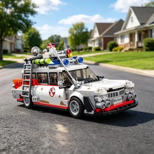 Compatible  Ghostbusters Building Blocks Car Model Bricks for Kids Adults Toys Halloween Christmas Gifts