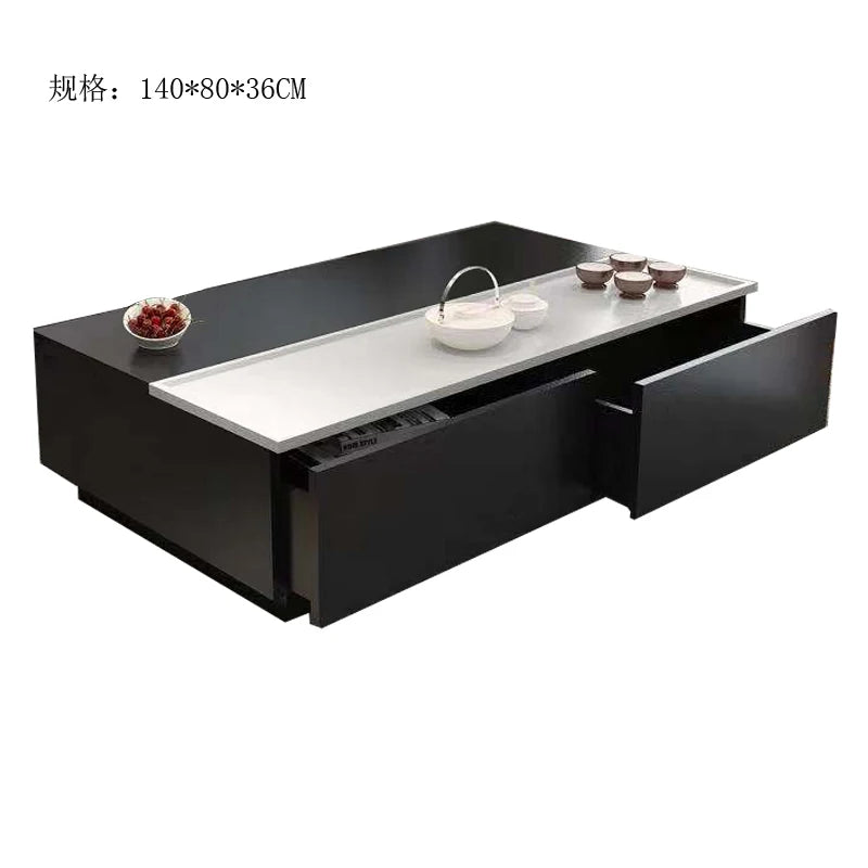 Wabi Sabi Storage Coffee Tables Multifunction Design Living Room Lift Top Coffee Tables With Drawers Trendy Meuble Furniture