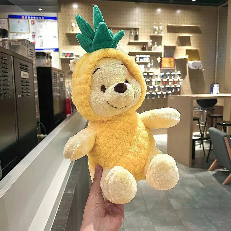25-45cm Winnie The Pooh Plush Toys Soft Stuffed Kawaii Anime Elf Doll Cartoon Pooh Bear Plush Doll Birthday Gift for Boys