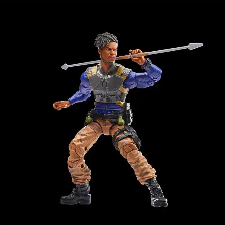 Original Hasbro Marvel Legends Killmonger Leopard Anime Figure Model Gift Toy Collection