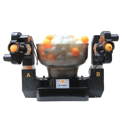 Table Tennis Robot, Ping Pong Ball Machine, Automatic Trainer for Practice, HP-S1001