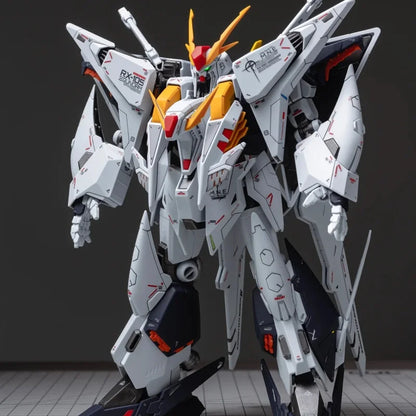 JUJIANG HG RX-105 XI Robot Assembly Model Kit 1/144 Scale Action Figure Toy for Hobbyists And Kids Plastic Model Collection Gift