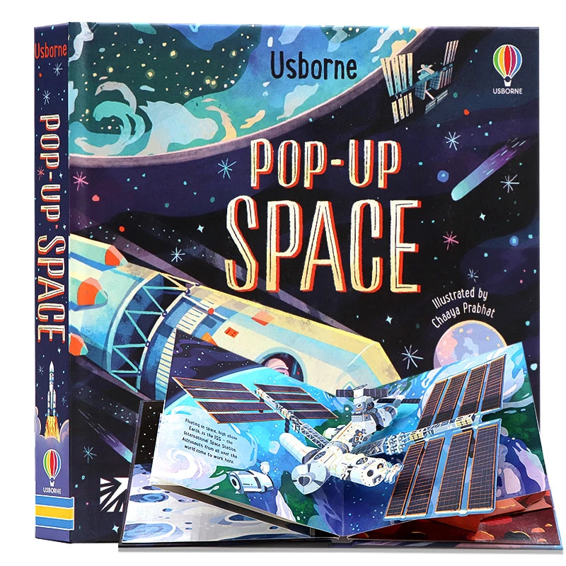 Pop-Up 3D Lift-the-Flap Book, English Picture Book for Toddlers, Early Educational Storybook,Bedtime reading materials