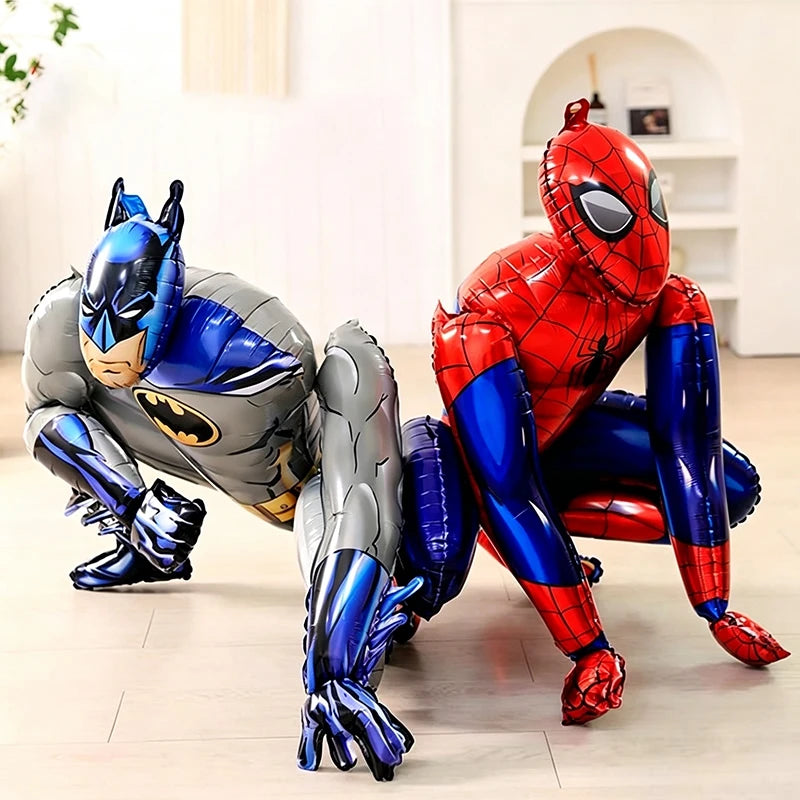 Hot Anime Figure Balloons Spiders Birthday Party Decoration Large Foil Ballons Halloween Cosplay Accessoreis Home Decor
