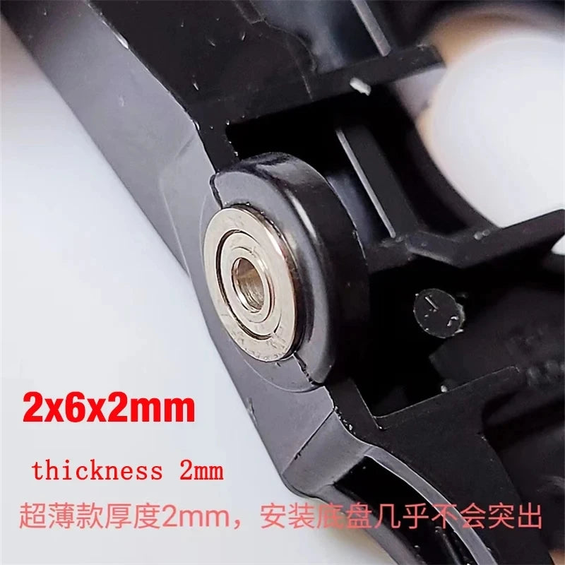 24Pcs Mini 4WD 620 Double Sealed Ball Bearing 2*6*2 Common to All 4WD Chassis