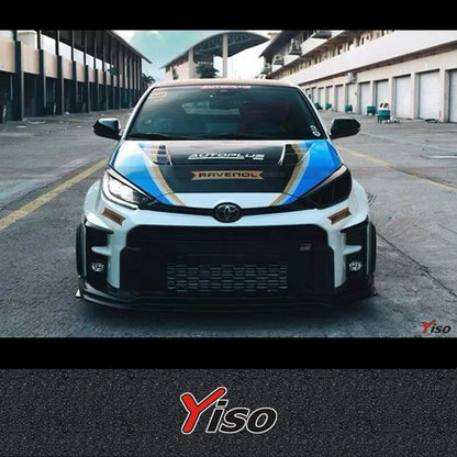 Suitable for GR Yaris GXPA12 GXPA16 Carbon Fiber Headlight Intake Vent Headlight Cover