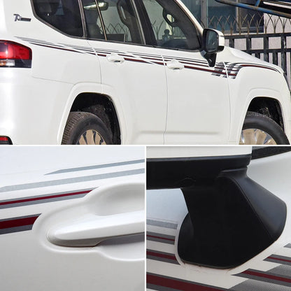 For Toyota Land Cruiser 300 LC300 2021-2027 Body Side Waist Line Decal Stripe Sticker Exterior Styling Upgrade Parts