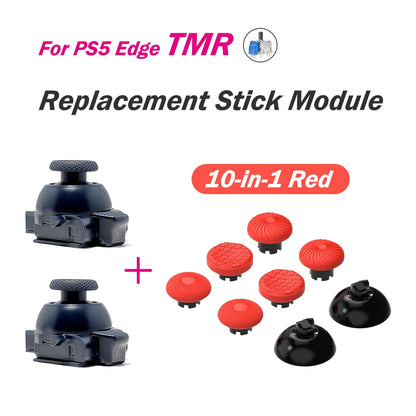 Replacement Stick Module for PS5 Edge Controller TMR Joystick Adjustable Tension Module 3D Analog ThumbStick Anti-Drift Durable