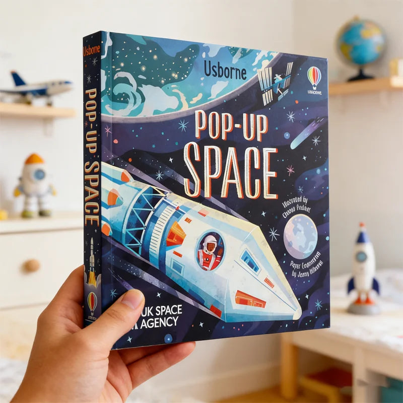 Pop-Up 3D Lift-the-Flap Book, English Picture Book for Toddlers, Early Educational Storybook,Bedtime reading materials