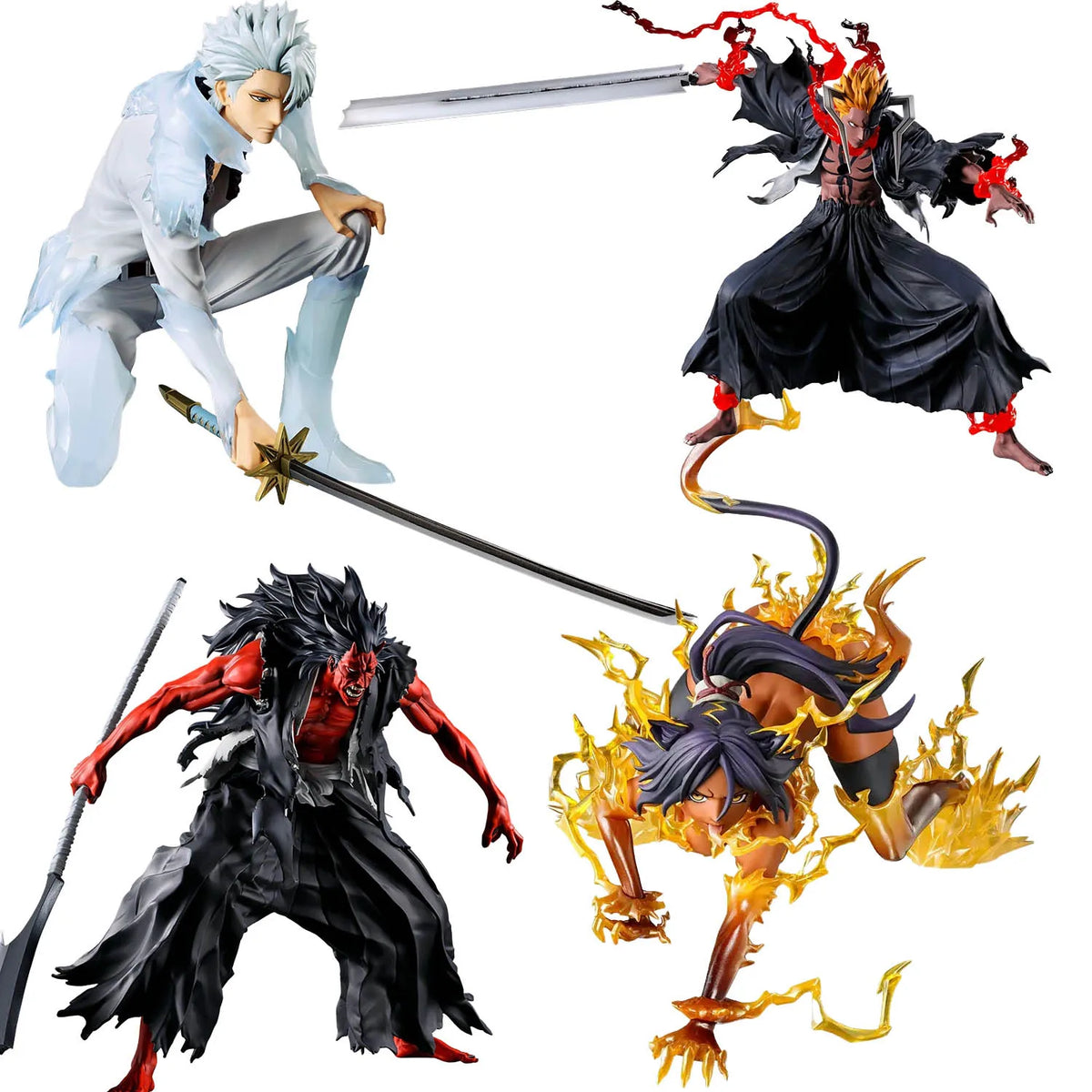 In stock BANDAI BLEACH Stirring Souls vol.5 Ichigo Kurosaki Fushiro Hitsugaya Yoruichi Shihin Zaraki Kenpachi Figures Toy Gift