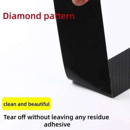 Black Rubber Anti-Slip Tape, Waterproof, Wear-Resistant, Anti-Drop, Non-Slip Sticker, Used for Stairs, Kitchens, and Bathrooms