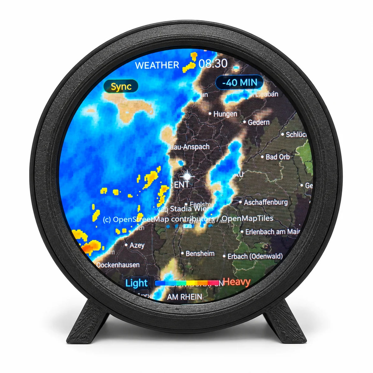 BIG 2.1" ADS-B Desktop Live Flight Tracker, Real-Time Aircraft Tracking Decoration