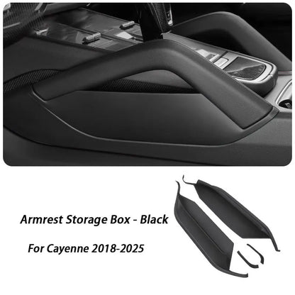 For Porsche Cayenne 2018 2019 2020 2021 2022 2023 2024 Car Center Console Gap Storage Box Phone Key Auto Armrest Organizer