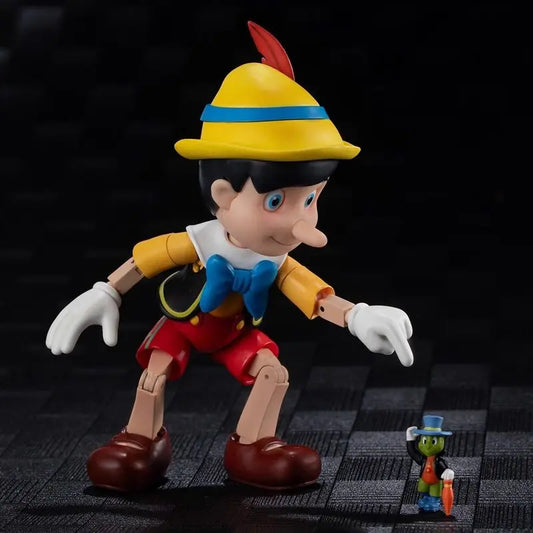 Pinocchio 1/12 Alloy Action Figure Trendy Toy Model Doll Desktop Decoration Collectible Anime Cartoon Figure Boy Festival Gifts