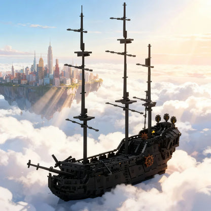 4403pcs MOC The Black Peral Disneieny Pirates Caribbean Model Building Blocks Christmas Gifts Construction Toys Education Brick