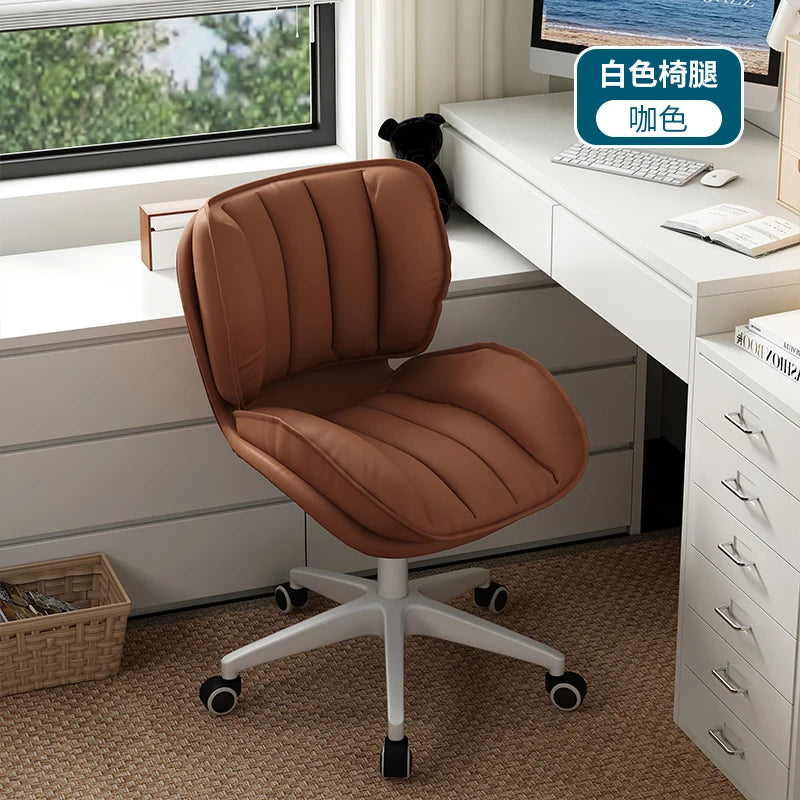 Lumbar Cushion Design Office Chair Luxairy Designer Relaxing Rolling Office Chair Stool Swivel Sillas De Oficina Home Furniture
