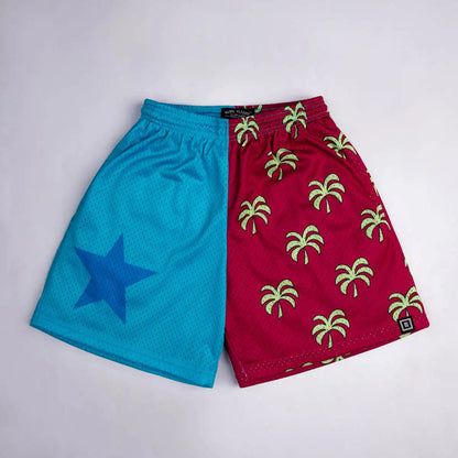 One Piece Straw Hat Pirates Wave Mesh Shorts Men Women Summer Quick Dry Breathable Sports Gym Casual Jogger Shorts