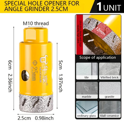 Diamond Drill Bits Set Ceramic Tile Hole Saw with Position Drill for Glass Marble Granite Stone Porcelain