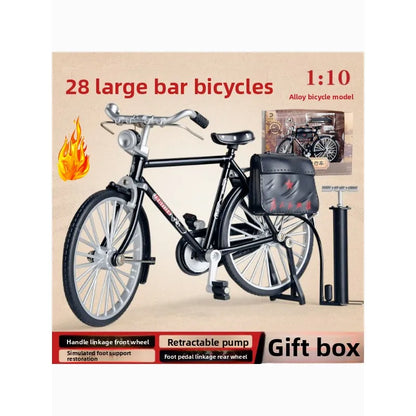 Alloy Bicycle Model, Pressure Melting Assembled Bicycle Toy, Simulation Collectible, Gift, Toy