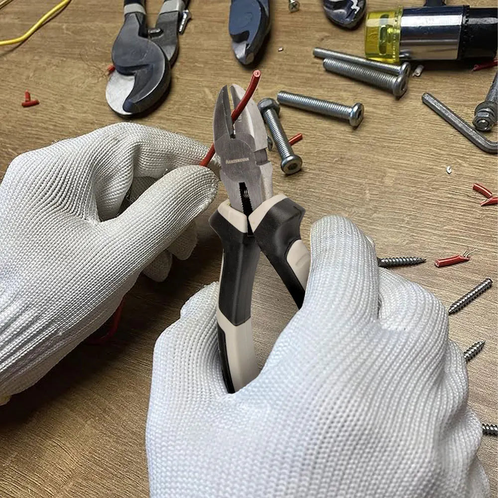 Professional Multifunctional Diagonal Pliers Needle Nose Universal Wire Cutters - Essential Hardware Tools for Electricians