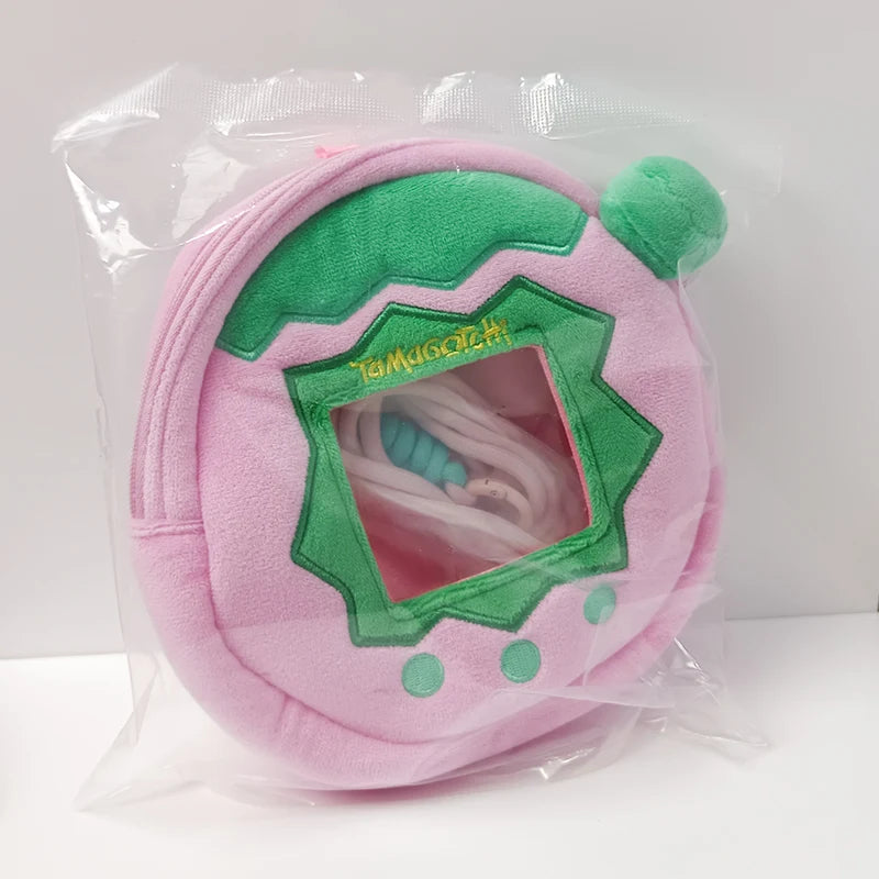 Bandai Licensed Tamagotchi Themed Storage Bag Multi-Functional Organizer Pouch for Phones And Earphones Gaming Accessories